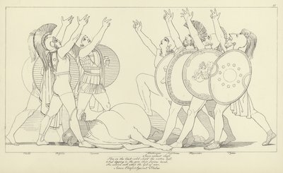 Les sept chefs contre Thèbes - John Flaxman